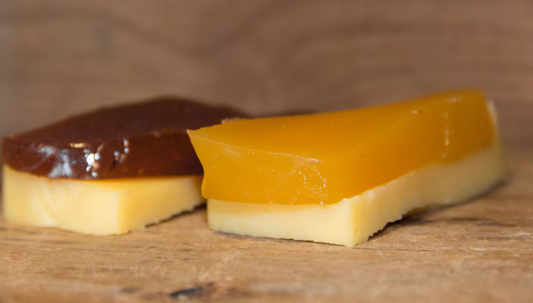 Postre Vigilante — cheese and quince paste traditional Argentine dessert