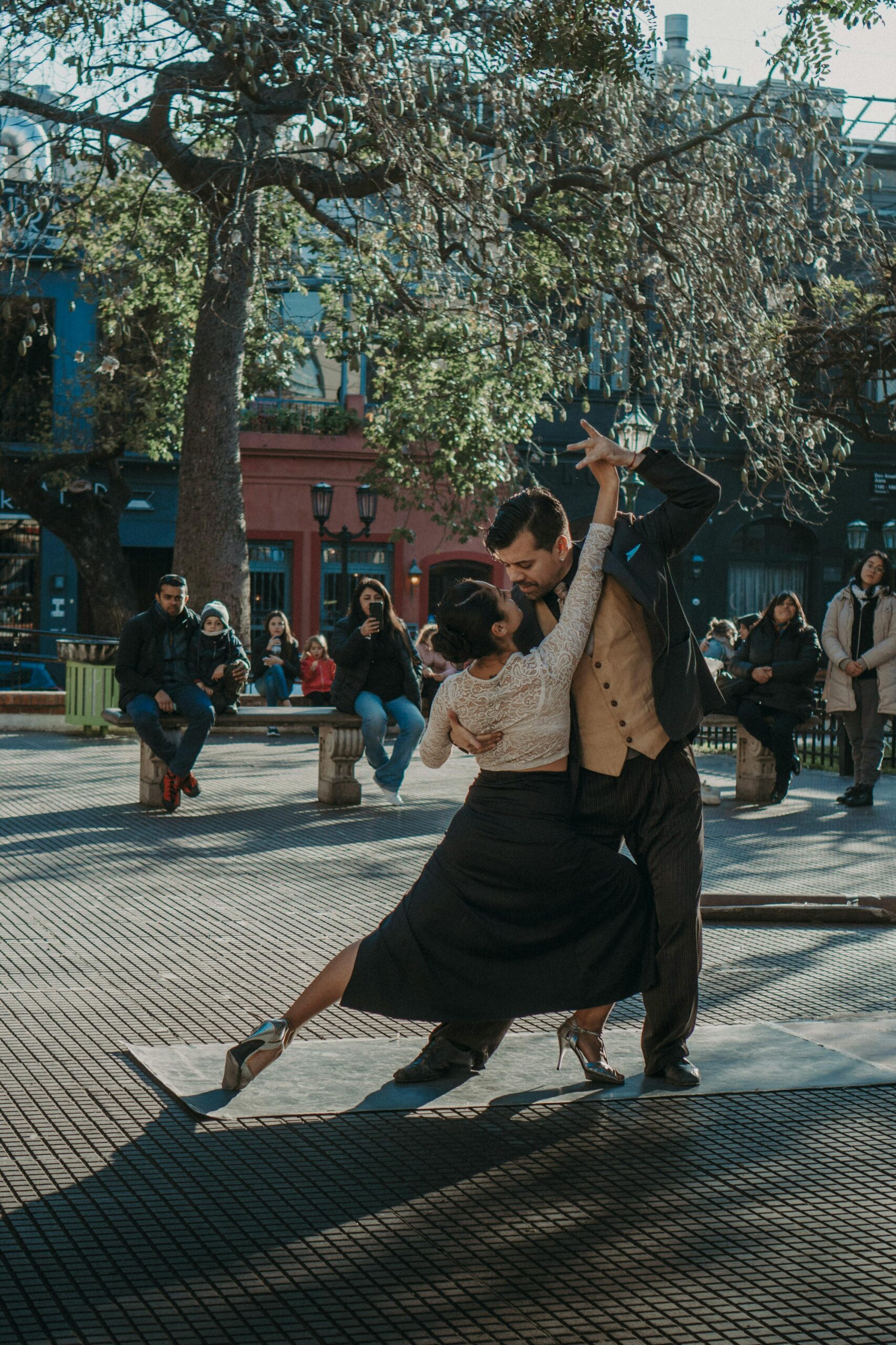 Tango dancers at Plaza Dorrego, San Telmo, Buenos Aires